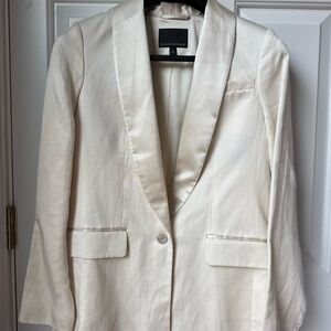 Banana Republic Women's Cream Blazer
